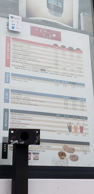 Menu photo 1 The Coffee Curb Vallejo, CA