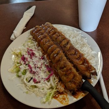 Zand's Persian Kebabs - Lamb Kubideh Platter - Persian/Iranian Near Me - Bryan, Texas Zand's Persian Kebabs - Lamb Kubideh Platter - Persian/Iranian Near Me - Bryan, Texas