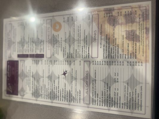 Menu photo 1 Lou's Diner Las Vegas, NV
