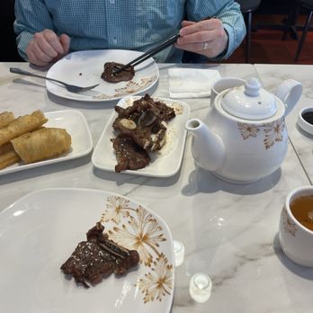 D Cuisine - 56. Honey Sauce Short Ribs and fried donut - Dim Sum Near Me - Westmont, Illinois