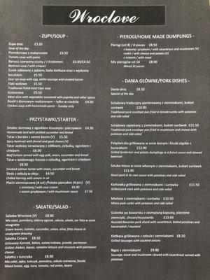 Menu photo 2 Wroclove London, XGL