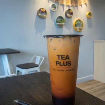Tea Plus - Thai Tea Latte - Bubble Tea Near Me - Davie, Florida