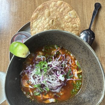 La Cocina Restaurant - Pozole Rojo (small) - Mexican Near Me - Portland, Oregon La Cocina Restaurant - Pozole Rojo (small) - Mexican Near Me - Portland, Oregon