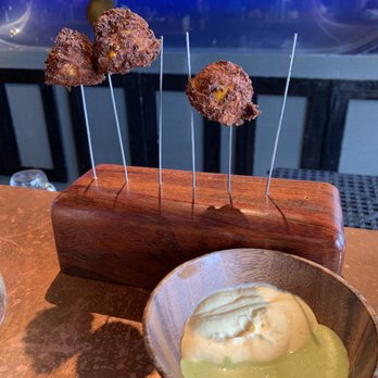Lechon - Corn and cheese fritters - Tapas Bars Near Me - Portland, Oregon