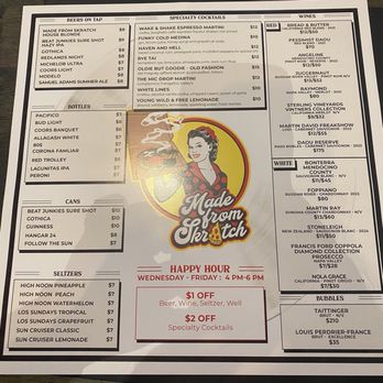 Made From Skratch Pizza Kitchen - Menu - Pizza Near Me - Redlands, California