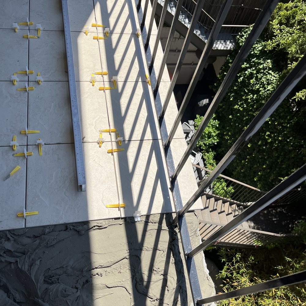 RH Construction USA - Tile installed incorrectly, angles out and off the edge - General Contractors Near Me - Brooklyn, New York RH Construction USA - Tile installed incorrectly, angles out and off the edge - General Contractors Near Me - Brooklyn, New York