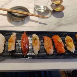 Mizu nigiri lunch set. Mizu nigiri lunch set.