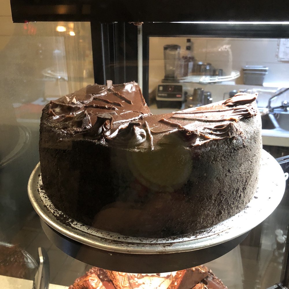 Demetres - a chocolate cake on a cake stand - Desserts Near Me - Etobicoke, Ontario Demetres - a chocolate cake on a cake stand - Desserts Near Me - Etobicoke, Ontario