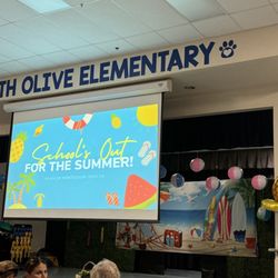 Flagler Montessori Pre-School - Strong parent involvement meant the preschool had the end-of-the-year celebration at south olive elementary  cafeteria.