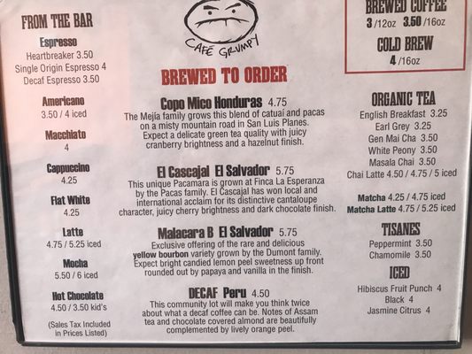 Menu photo 5 Café Grumpy Brooklyn, NY Menu photo 5 Café Grumpy Brooklyn, NY
