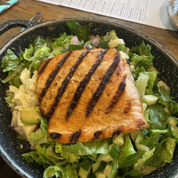 Spears Bourbon Burgers Beer - Salmon salad - New American Near Me - Wheeling, Illinois
