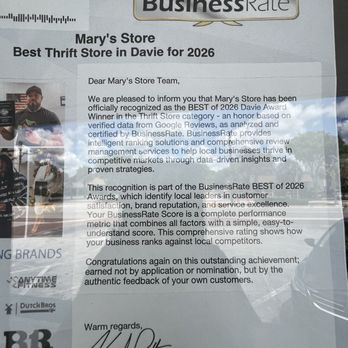 Mary’s Store - Thrift Stores Near Me - Davie, Florida