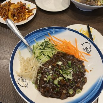 Noodle Dynasty - Noodles with ground pork sauce (unmixed) - Noodles Near Me - Beaverton, Oregon Noodle Dynasty - Noodles with ground pork sauce (unmixed) - Noodles Near Me - Beaverton, Oregon