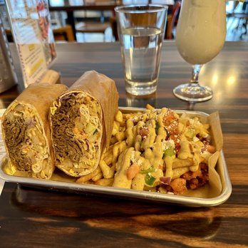 Spitz - Billings - Berliner wrap, Street cart fries and a "lemonade" that was actually a slushee lol. - Mediterranean Near Me - Billings, Montana Spitz - Billings - Berliner wrap, Street cart fries and a "lemonade" that was actually a slushee lol. - Mediterranean Near Me - Billings, Montana