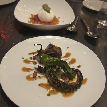 Amalfi - Charred octopus and mozzarella dish - Italian Near Me - Las Vegas, Nevada