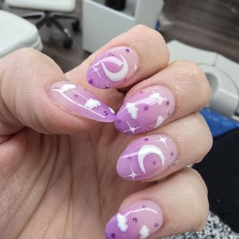Bliss Nails & Lash Lounge - Another beautiful job from chloe (these are dip nails with gel paint on natural nails) - Nail Salons Near Me - Redding, California Bliss Nails & Lash Lounge - Another beautiful job from chloe (these are dip nails with gel paint on natural nails) - Nail Salons Near Me - Redding, California
