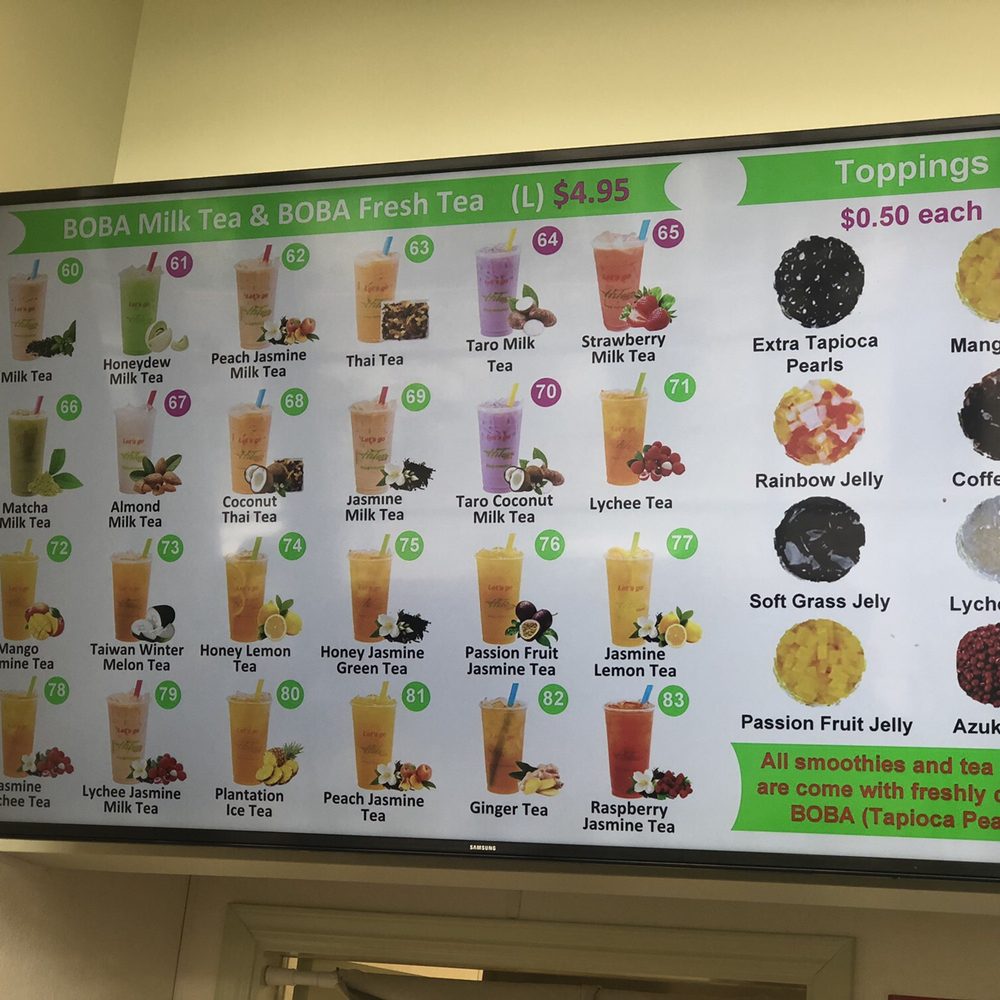 Hi Tea Cafe - Menu #2 - Bubble Tea Near Me - Kahului, Hawaii