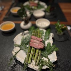 Aubergine - Duck breast (I think...)