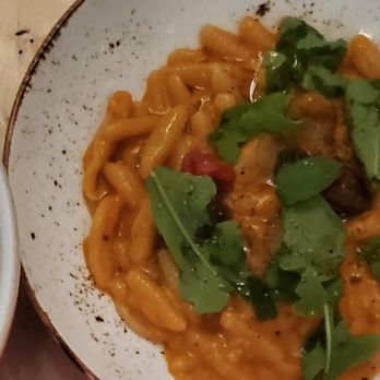 L'Oca d'Oro - Cavatelli al Pomodoro, ricotta cavatelli, overnight roasted tomato, arugula - Italian Near Me - Austin, Texas
