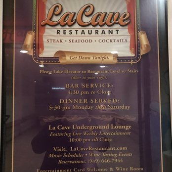 La Cave - Steakhouses Near Me - Costa Mesa, California La Cave - Steakhouses Near Me - Costa Mesa, California