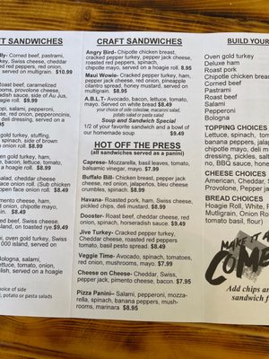 Menu photo 3 Beer Belly Deli Murrells Inlet, SC