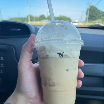 Bolder Coffee - Twisted Vanilla with their craft whip (already gone). - Coffee & Tea Near Me - Rogers, Arkansas