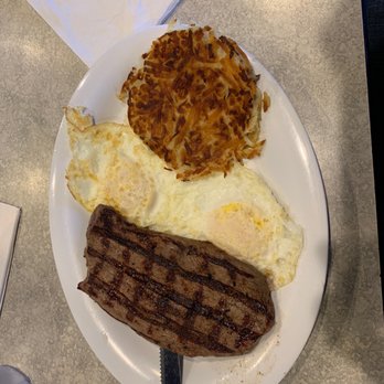 The Kettle Diner - Ordered the ranchers choice,steak medium rare, came out medium but was still juicy. Prices are cheap ($6-10). Coffee is great. - Diners Near Me - Jacksonville, North Carolina The Kettle Diner - Ordered the ranchers choice,steak medium rare, came out medium but was still juicy. Prices are cheap ($6-10). Coffee is great. - Diners Near Me - Jacksonville, North Carolina