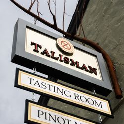 Talisman Wines Tasting Room - Sign