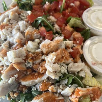 MOD Pizza - Fake chicken lettuce tomatoes no grilled chicken no Gorgonzola - Pizza Near Me - Boise, Idaho
