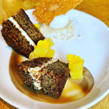 Rooster & Owl - Hummingbird cake with coconut sorbet - New American Near Me - Washington, DC, District of Columbia Rooster & Owl - Hummingbird cake with coconut sorbet - New American Near Me - Washington, DC, District of Columbia