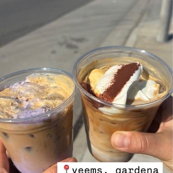 Yeems Coffee - ube buttercream latte and vienna latte - Coffee & Tea Near Me - Gardena, California Yeems Coffee - ube buttercream latte and vienna latte - Coffee & Tea Near Me - Gardena, California