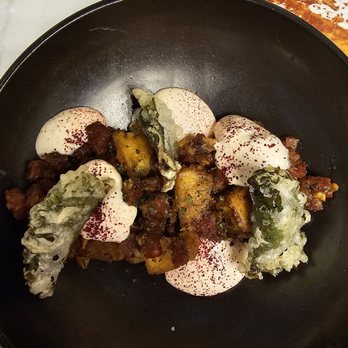 Carte Blanche - Ube Two Ways Potato Salad - Asian Fusion Near Me - Honolulu, Hawaii