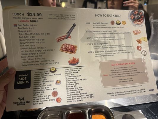 Menu photo 3 2N1 Korean BBQ Temecula, CA Menu photo 3 2N1 Korean BBQ Temecula, CA