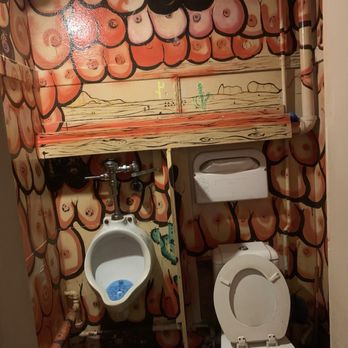 Wilshire Tavern - Restroom, I'm mean what the heck and I love it is going on in here?! Haha. - Bars Near Me - Portland, Oregon Wilshire Tavern - Restroom, I'm mean what the heck and I love it is going on in here?! Haha. - Bars Near Me - Portland, Oregon