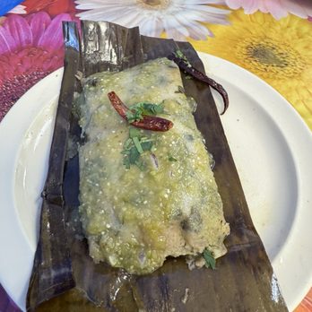 La Cocina De Los Reyes - Tamal chipilín de pollo. - Mexican Near Me - La Puente, California La Cocina De Los Reyes - Tamal chipilín de pollo. - Mexican Near Me - La Puente, California