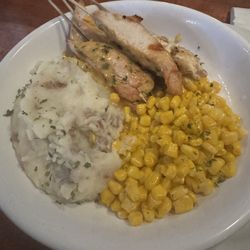 Listons Bar & Restaurant - Chicken Kabobs Dinner. Looks Doubtful... Tasted Delicious!
