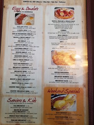 Menu photo 5 Hill Street Cafe Burbank, CA