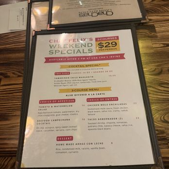 Cha Cha's Latin Kitchen - Mexican Near Me - Irvine, California