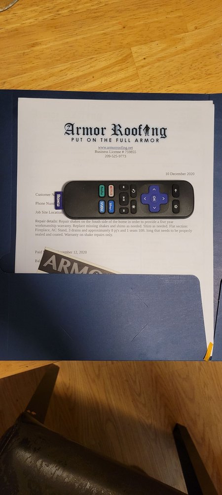 Slide of Armor Roofing