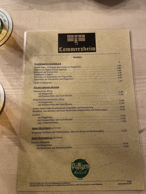 Menu photo 1 Lommerzheim Cologne, NW Menu photo 1 Lommerzheim Cologne, NW