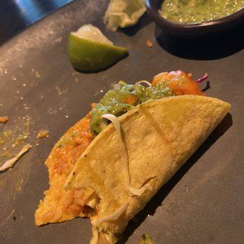 La Popular Austin - Creamy Chipotle Prawn Tacos - Mexican Near Me - Austin, Texas