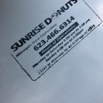 Sunrise Donuts - Donuts Near Me - Surprise, Arizona