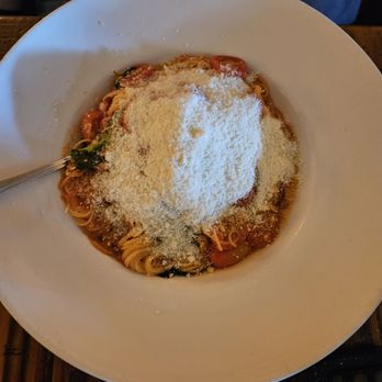 Trattoria Grappolo - Capellini Checca Vegan - Pizza Near Me - Santa Ynez, California Trattoria Grappolo - Capellini Checca Vegan - Pizza Near Me - Santa Ynez, California