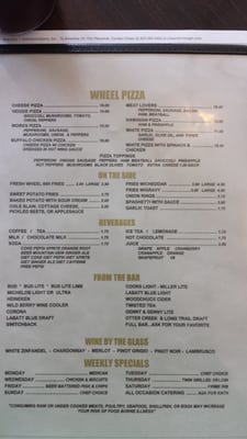 Menu photo 4 The Wheel Inn Benson, VT Menu photo 4 The Wheel Inn Benson, VT