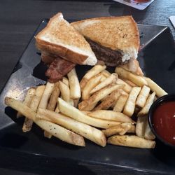 Overtime - The Patty Melt with fries