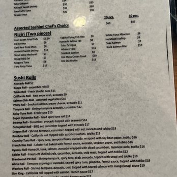 Kyuzou - menu - Sushi Bars Near Me - Brentwood, California Kyuzou - menu - Sushi Bars Near Me - Brentwood, California