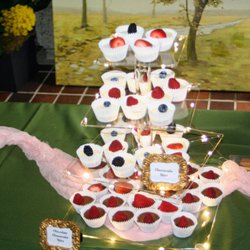 Rachel's Catering - Delicious mini cheesecakes.