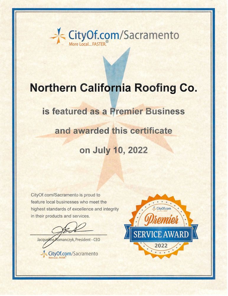 Slide of Northern California Roofing
