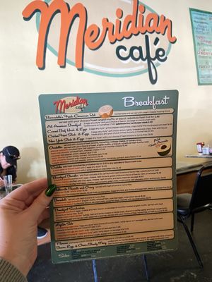 Menu photo 1 Meridian Cafe Puyallup, WA Menu photo 1 Meridian Cafe Puyallup, WA