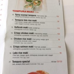 Hamar Asia Mat - Menu2019
